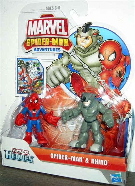 Spider Man Rhino Playskool Heroes Action Figures Hasbro