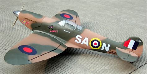 Spitfire 120 73 Nitro Gas Rc Airplane Arf General Hobby