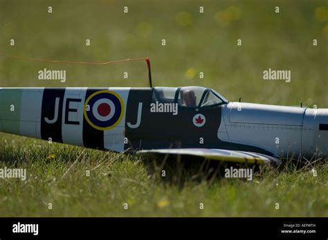 Spitfire Radio Controlled Model Aircraft Stock Photo Alamy