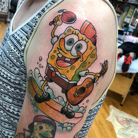 SpongeBob Tattoo Designs and Ideas to Inspire You