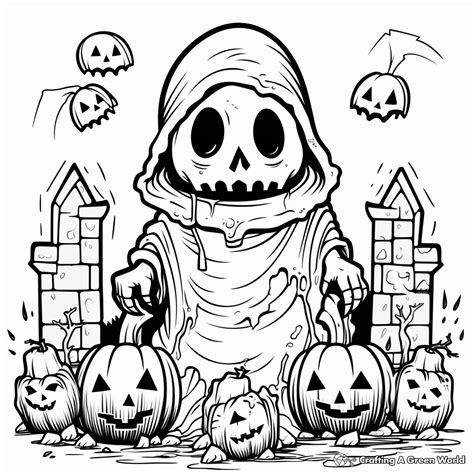 Spooky Halloween Coloring Pages Updated 2020 Printable Pdf