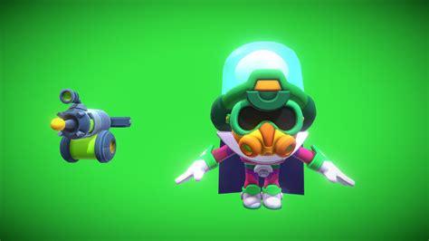 Spore Mind Cordelius T Pose Brawl Stars Download Free 3D Model By