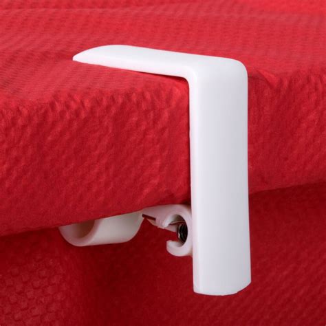 Spring Loaded Adjustable Plastic Tablecloth Clip