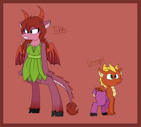 Spyro Spyro X Elora Kids Tikki And Ginger By Taumanso0 On Deviantart