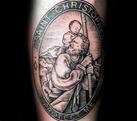 St Christopher Tattoo Designs for Travelers and Adventurers