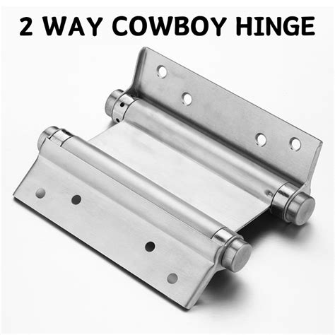 Stainless Steel Cowboy Hinges Cow Boy Door Hinge Double Action Spring