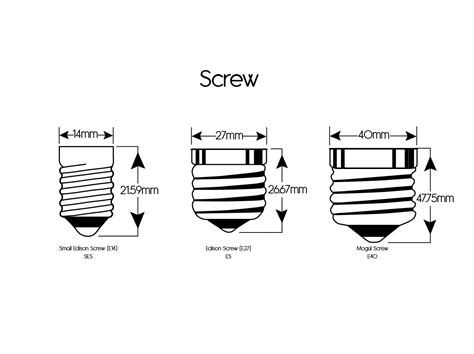 Standard Light Bulb Base Size E27 Bulbs Ideas