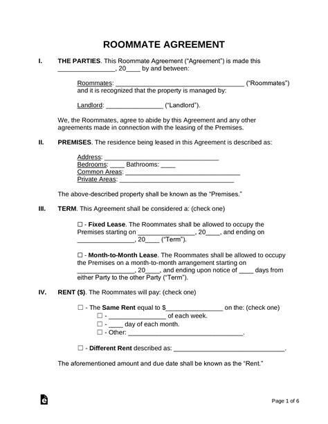 Standard Printable Rental Agreement Tutore Org Master Of Documents