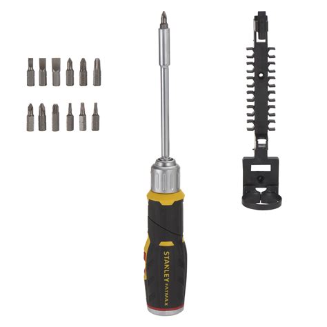 Stanley Fatmax 12 Piece Multi Bit Ratchet Screwdriver Set Departments