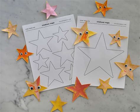 Star Template Childhood Magic