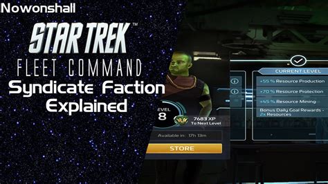 Star Trek Fleet Command Syndicate Faction Explained Youtube