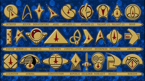 Star Trek Original Series Ship Emblems By Gazomg On Deviantart