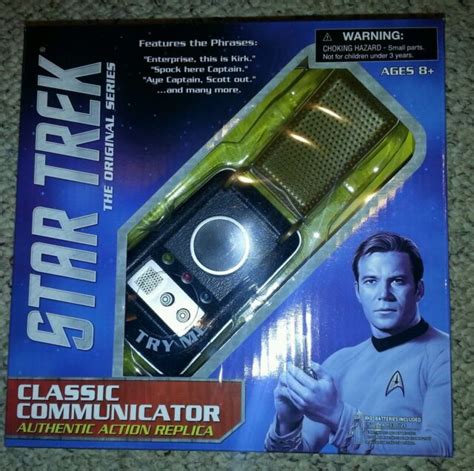 Star Trek Tos Communicator Prop Replica Classic Diamond Kirk Art Asylum