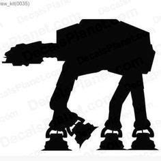 Star Wars At At Walker Decal Vinyl Decal Sticker Wall Decal Star Wars Stencil Star Wars