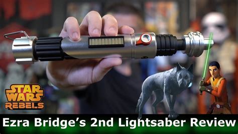 Star Wars Ezra Bridger Custom Lightsaber Review Youtube