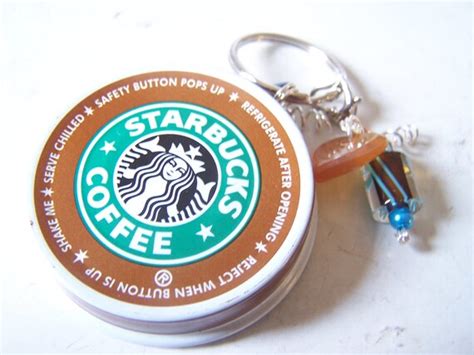 Starbucks Coffee Keychain Coffee Keychain Good Morning Hot Etsy