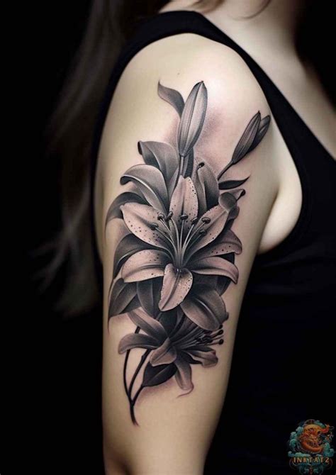 8 Stunning Stargazer Lily Tattoo Design Ideas