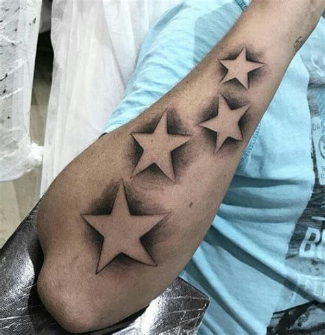 Celestial Ink: 20 Star Tattoo Ideas for Men