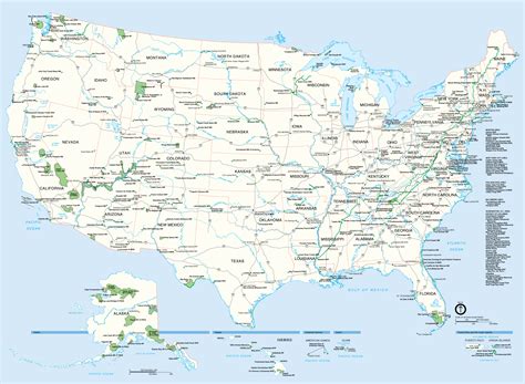 States Of United States Highway Map Mapsof Net