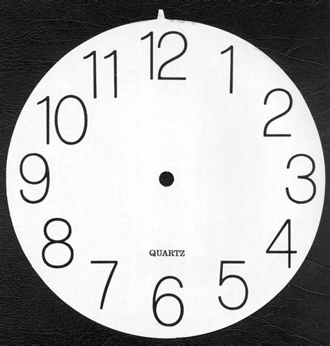 Printable Station Clock Face for Classroom Use