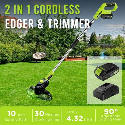 Steelite 21V Max Cordless String Trimmer With Bump Feed Battery