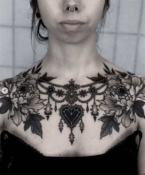 Sternum Tattoo Women Pinterest