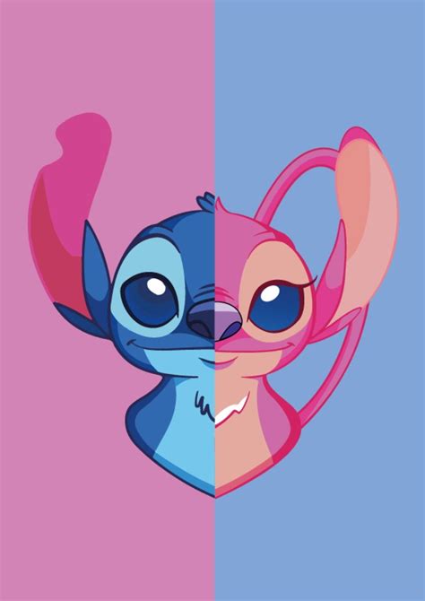 Stitch E Angel Lilo E Stitch P Ster A4 Elo7