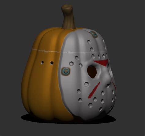 Stl File Jason Pumpkin Halloween 3D Printer Design To Download Cults