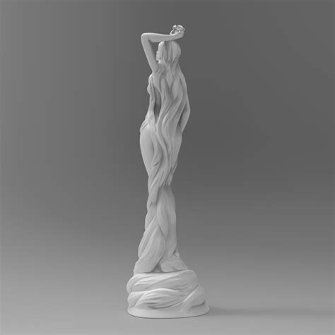 Stl File Stylized Sculpture Of Goddess Dibella From The Elder Scrolls