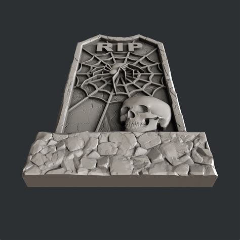 Stl File Tombstones 3D Printable Model To Download Cults