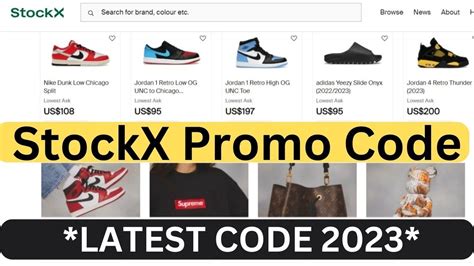 Stockx Discount Code 2023 Stockx Promo Code For Old New User Youtube