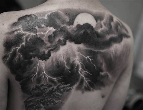 Storm By Strangeris On Deviantart Cloud Tattoo Lightening Tattoo