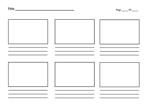 Storyboard Template A4