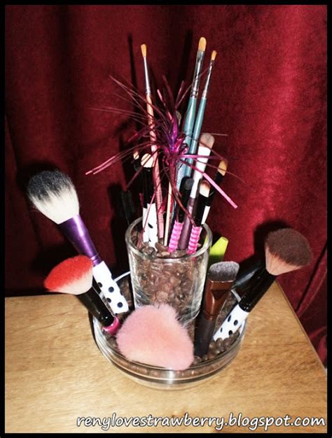 Strawberry Love By Reny Diy Makeup Brushes Holder