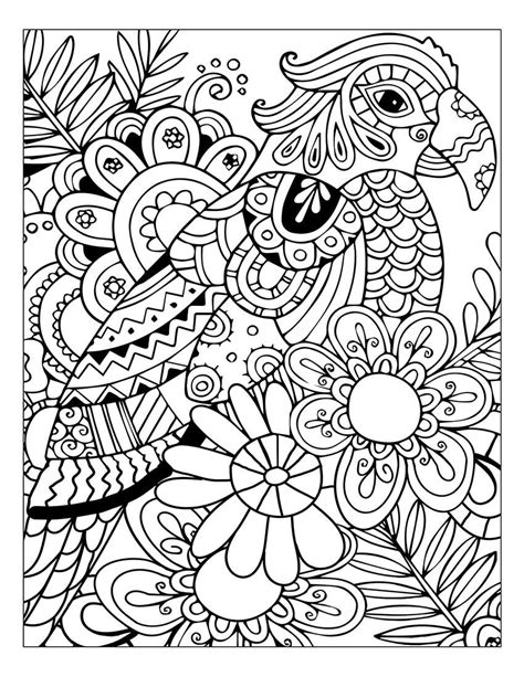 Stress Relief Coloring Pages For Adults At Getcolorings Com Free