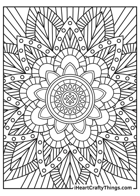 Stress Relief Coloring Pages Printable At Getcolorings Com Free