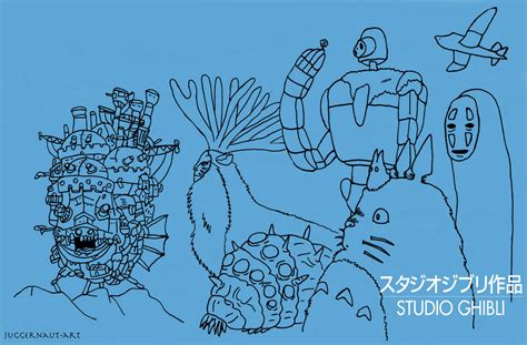 Studio Ghibli Extended Logo By Juggernaut Art On Deviantart