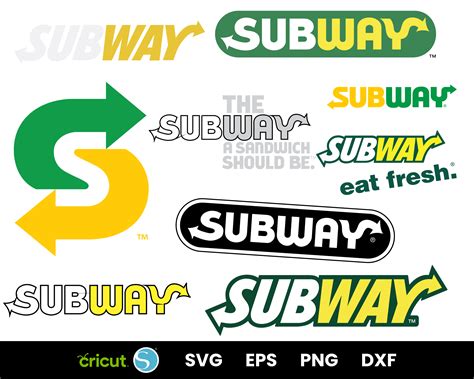 Subway Svg Cut File Fast Food Svg Cut File Inspire Uplift