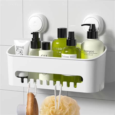 Suction Cup Shower Caddy for Bathroom Organization