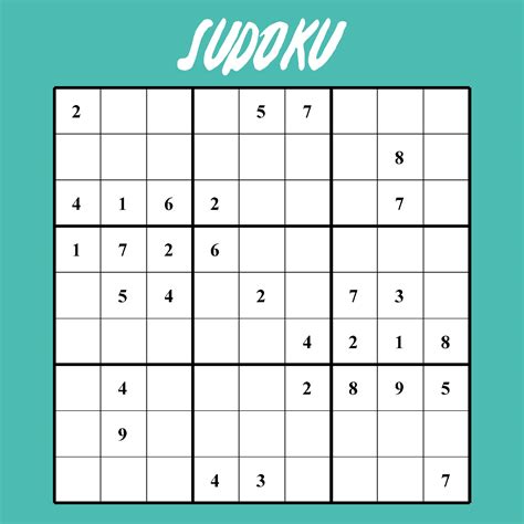 Sudoku Printables From Sudoku Instructions