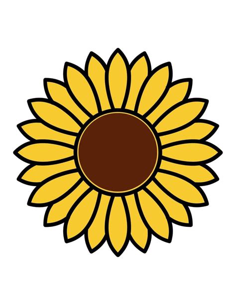 Free Sunflower Coloring Pages to Print