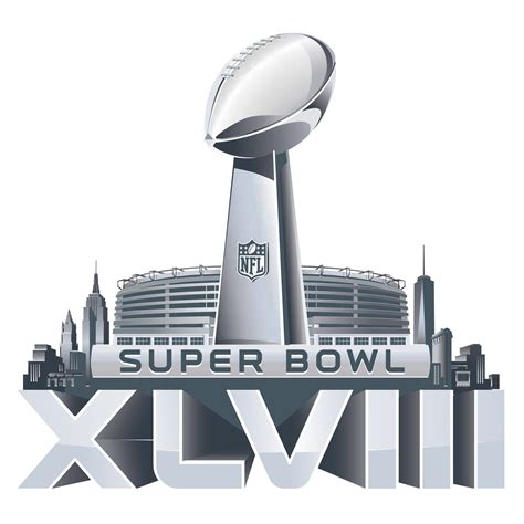 Super Bowl Xlviii Logo Nfl Football Soccer Logos Pinterest