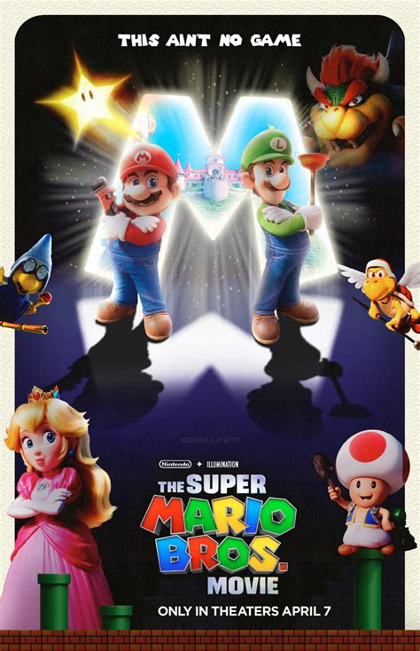 Super Mario Bros Movie Poster