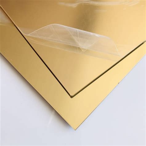 Supply Silver And Gold Acrylic Mirror Sheet 1Mm 2Mm 3Mm Thick Wholesale