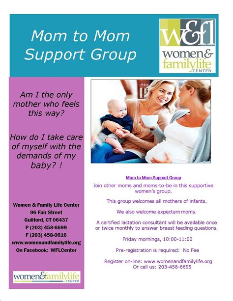 Support Groups for Moms: Finding Community and Connection