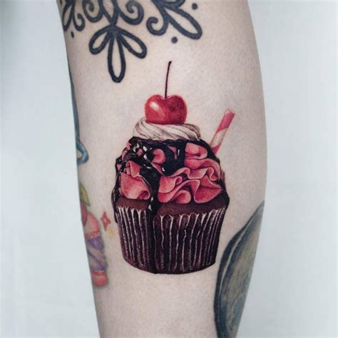 Sweet Cupcake Tattoo Designs And Meaning