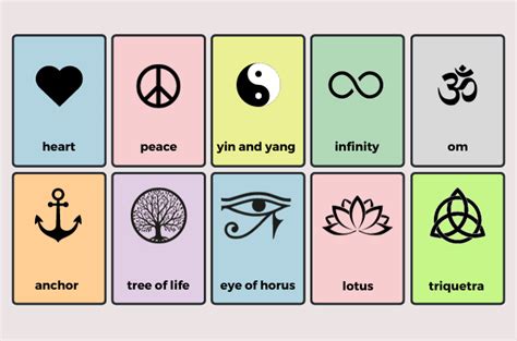 Symbolic Symbols And Meanings