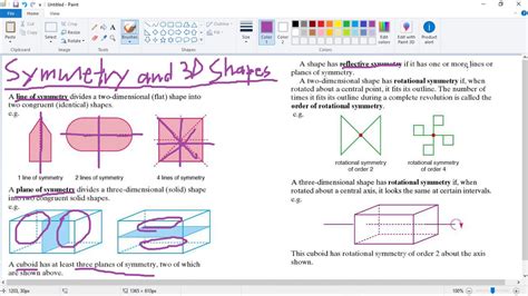 Symmetry And 3D Shapes Youtube