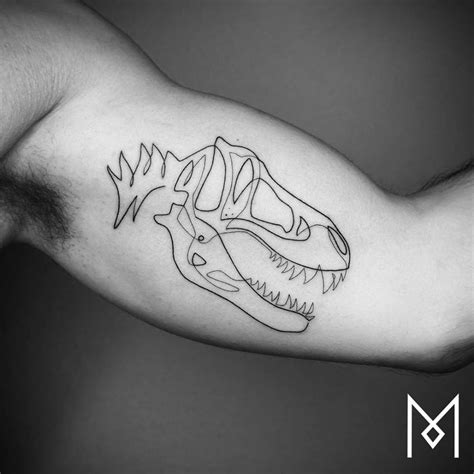 T Rex Skull Tattoo Design Ideas and Inspiration