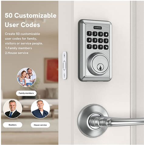 T626 Ansi Usa Waterproof Smart Lock Easy Installation Deadbolts Smart